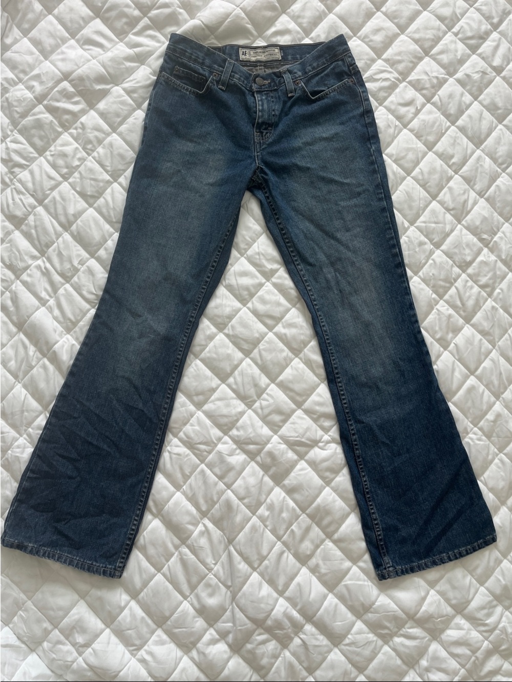 Vintage, 100% cotton, American Eagle Outfitters, low waisted, Flare Jeans size 4